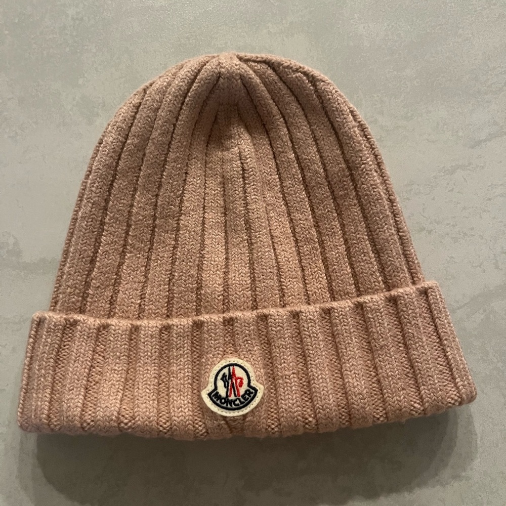 Authentic Moncler Pink blush Hat